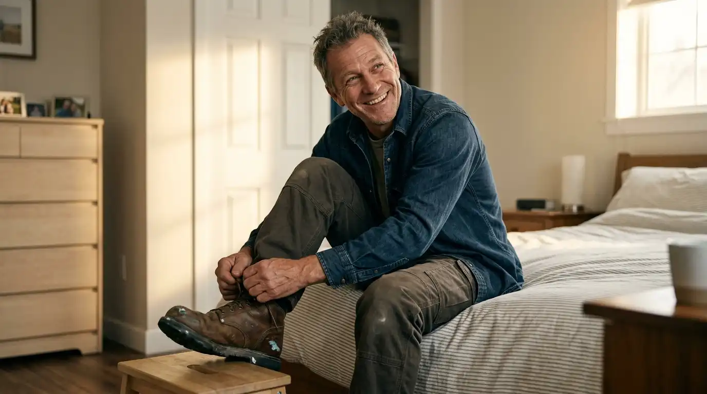 Trabajador recuperándose con el Protocolo de 20 Minutos